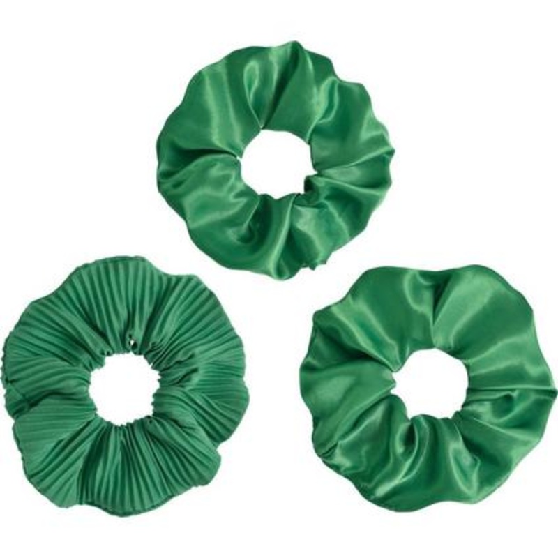 Green Scrunchies | 3 pc