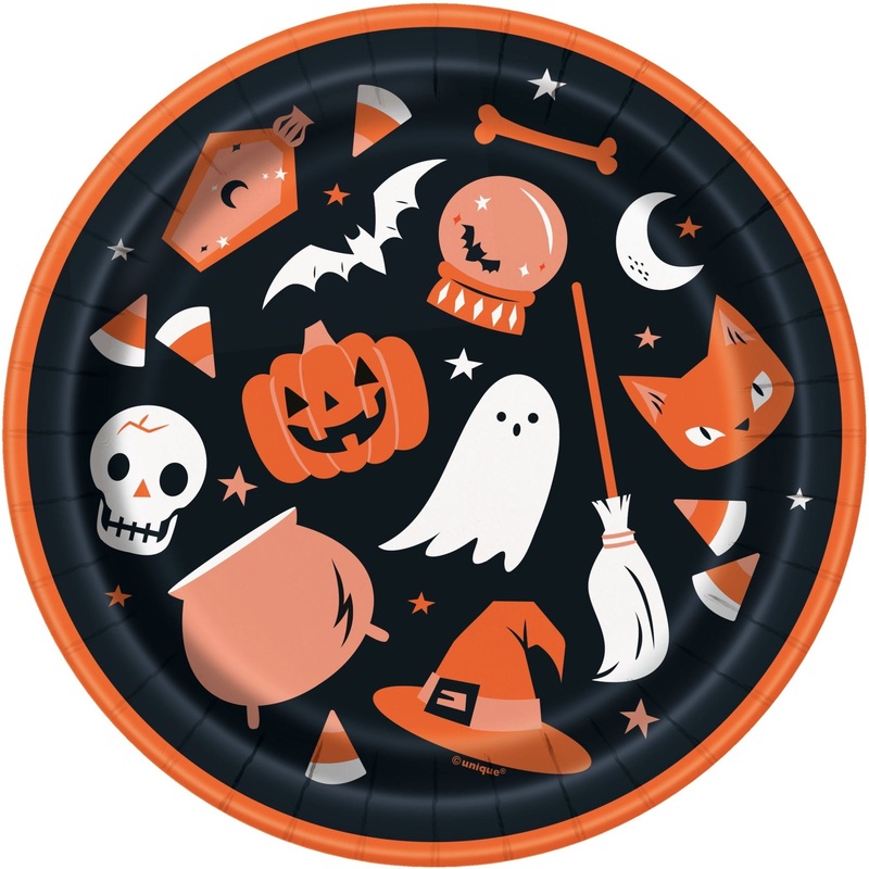 Spooky Spirits Plates 7" | 8 ct