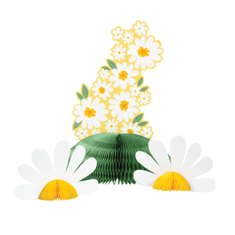 Sweet Daisy Honeycomb Centerpiece 12" | 1 ct