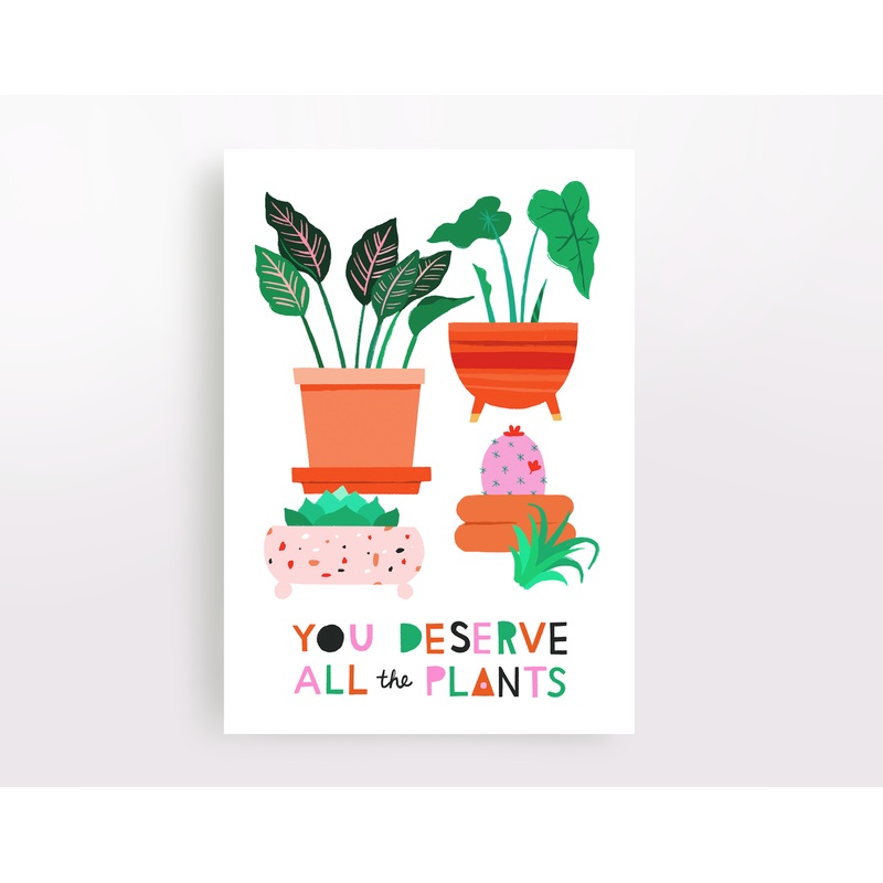 All the Plants Greeting Card