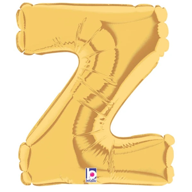 Z Gold 14927G - 7 in Betallic Megaloon Junior Foil Letter Balloon