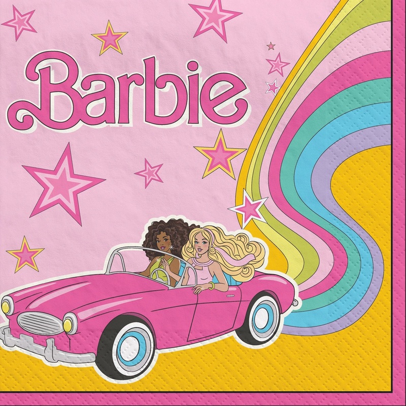 Vintage Barbie Lunch Napkins (16 count)
