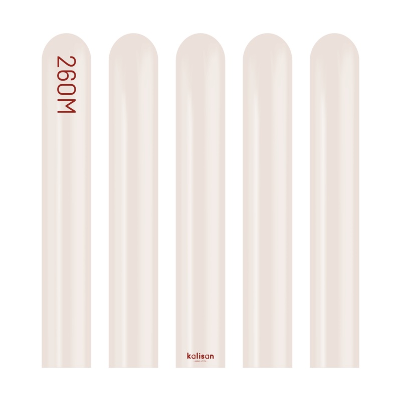 Aura Beige Cream 260 Latex Balloons (50 count)