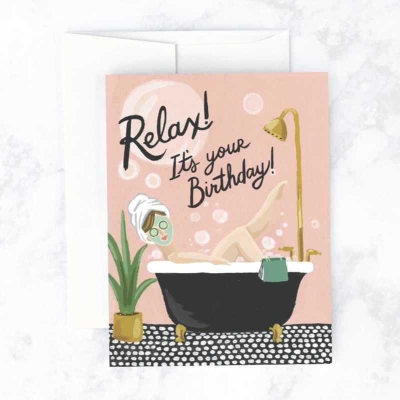 Bubble Bath Birthday Card