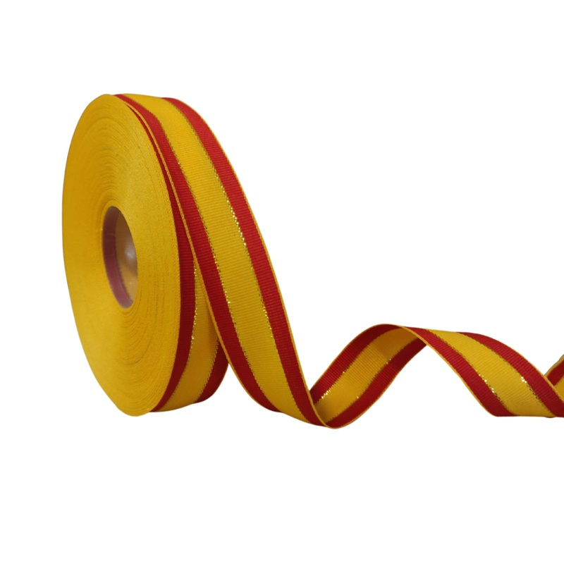ZOHARA STRIPES | RED & MANGO | 20MM | 25MTR