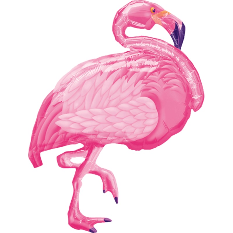 35" Pink Flamingo SuperShape Balloon