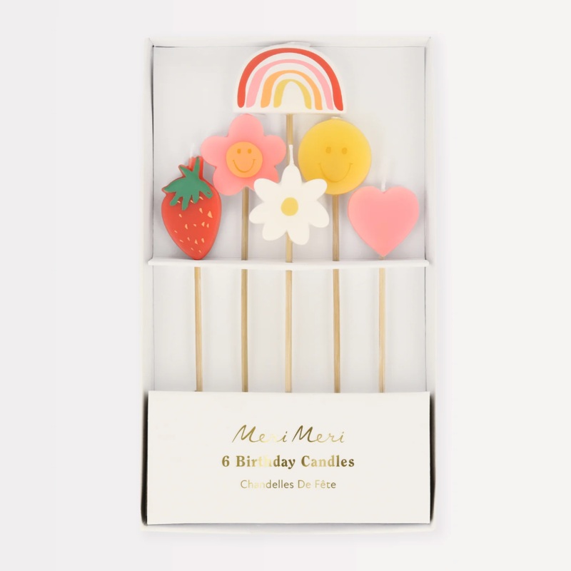 Happy Face Icons Candles