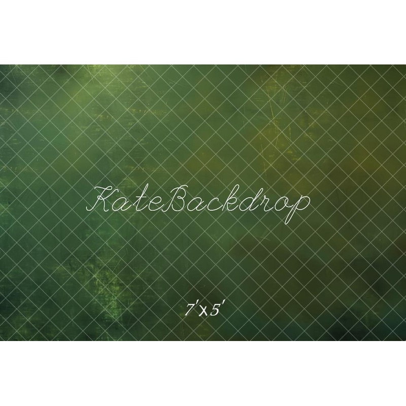 Kate Abstract Dark Green Floor Backdrop Designed by Kate Image 7x5ft(2.2x1.5m) Microfiber (Printed)