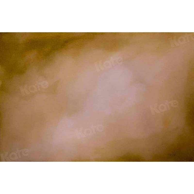Kate Abstract Yellow Backdrop Fine Art Designed by Kate Image 5x3ft - newborns and babies Microfiber (Printed)