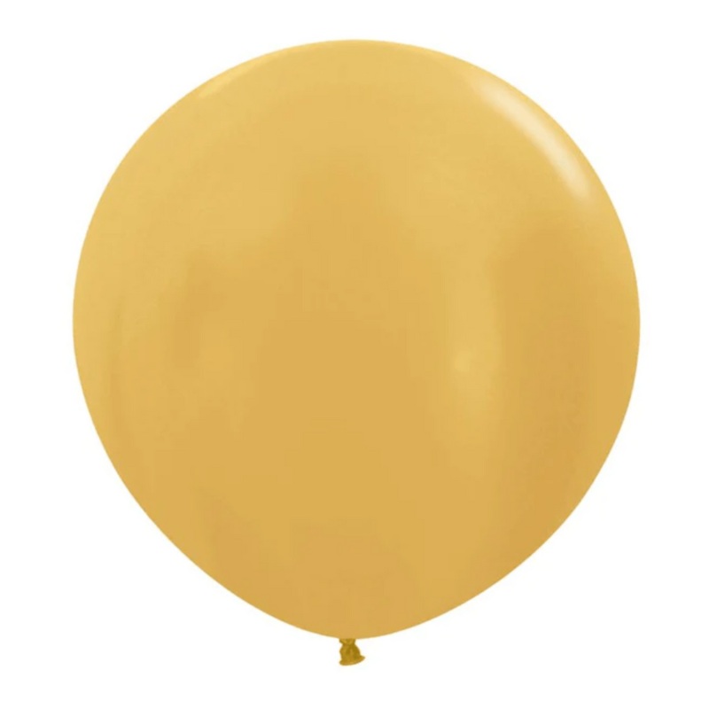 36" Sempertex Latex Balloon Pack, Metallic Gold | 2 ct