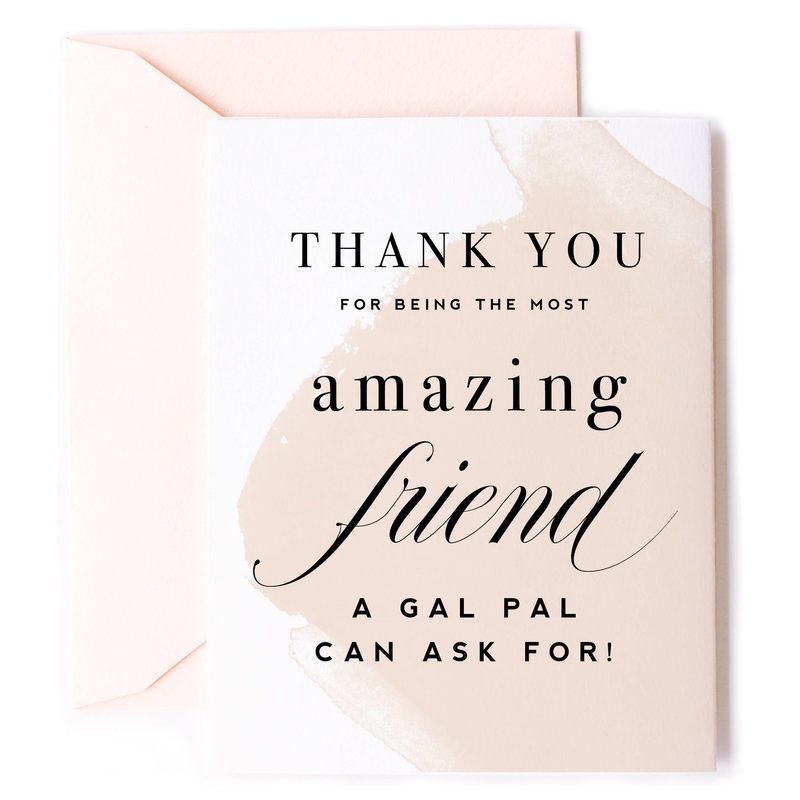 Thank You for Being the Most Amazing Friend Card