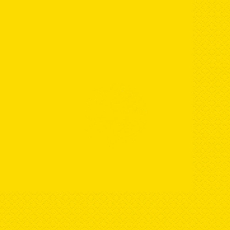 Yellow Lunch Napkins 40