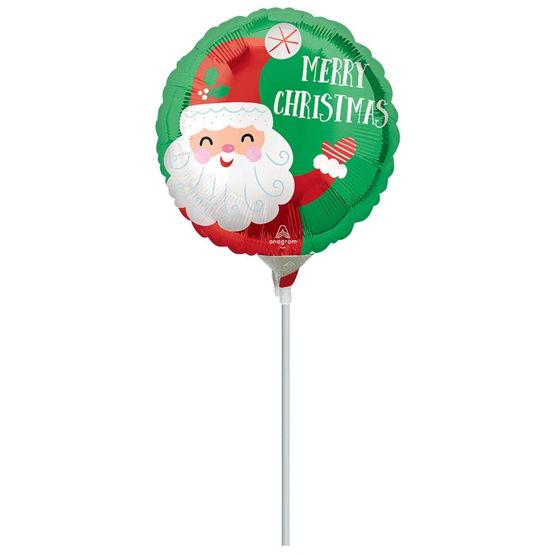 4" Smiley Santa Christmas