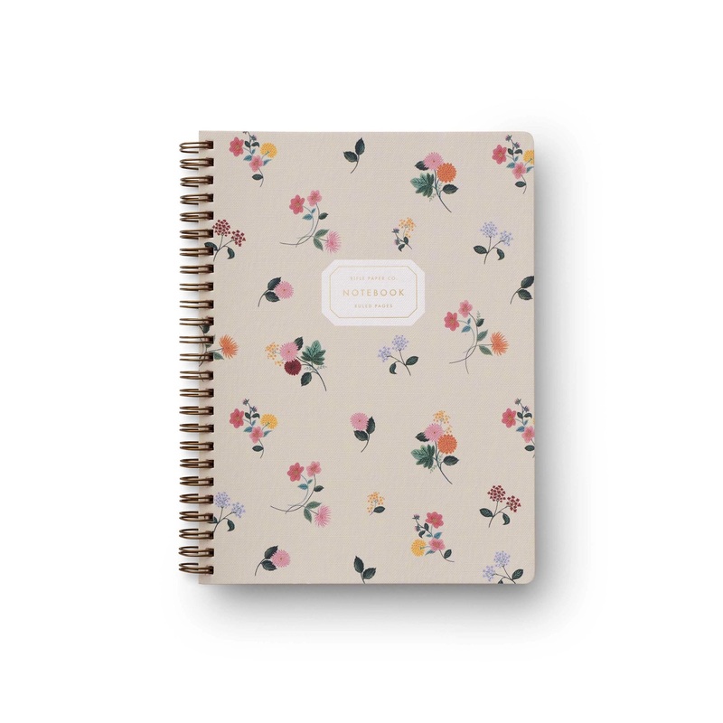 Ditsy Dahlia Spiral Notebook
