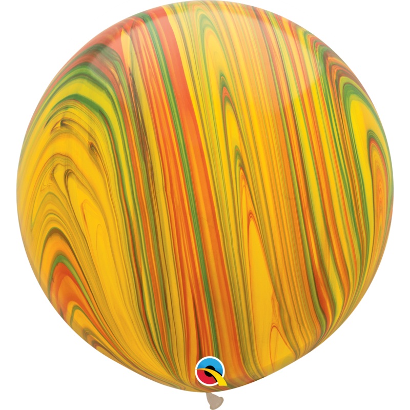Traditional SuperAgate 30 Latex Balloons (2 count)