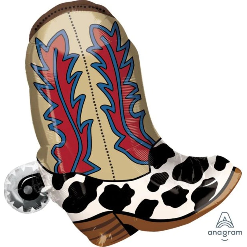 Yeehaw 3712701 - 24 in x 21 in Anagram SuperShape Foil Balloon