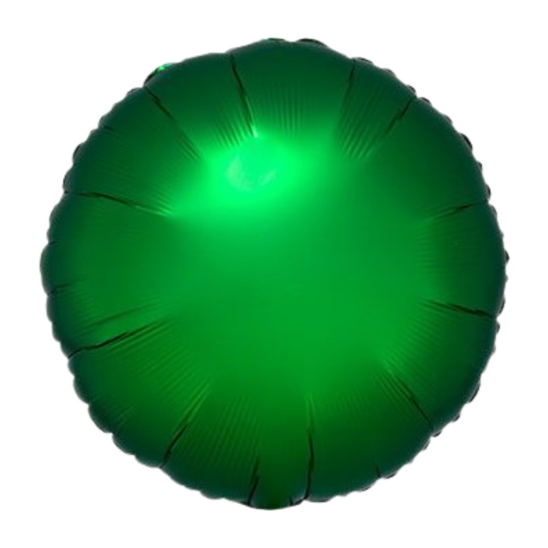 18" K Emerald Green Round