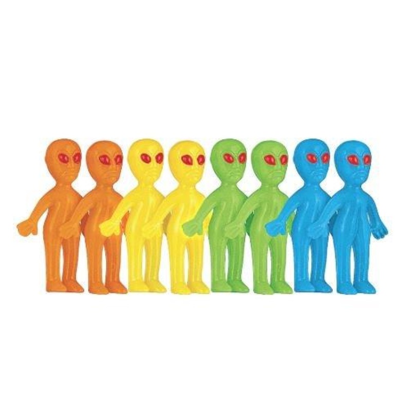 "Blast Off" Space Party Glow In The Dark Aliens | 8ct