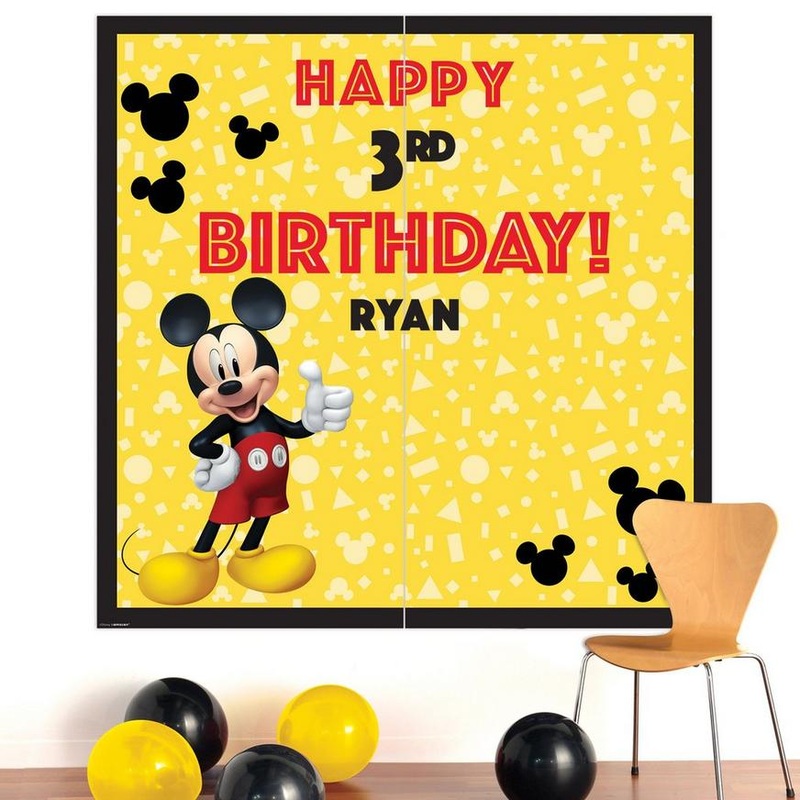 Mickey Mouse Forever Customizable Scene Setter Kit 5' | 8pcs