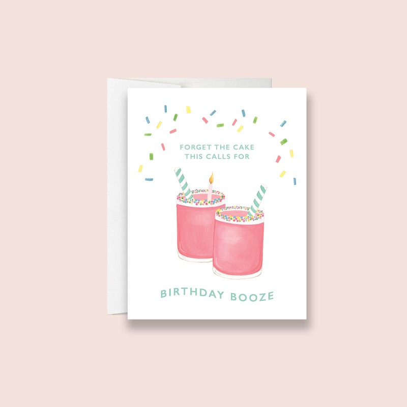 Birthday Booze Card