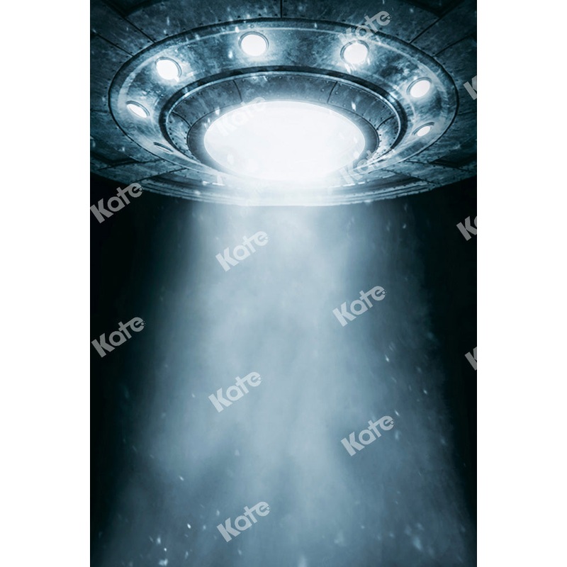 Kate Alien Spaceship Backdrop Designed by Chain Photography 3x5ft(1x1.5m) Microfiber (Printed)