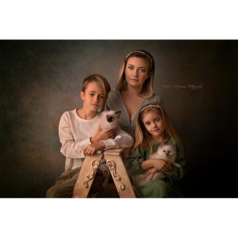 Kate Abstract Texture Like Rusty Iron Backdrop for Portrait 7x5ft - small kids sitting / cake smash Microfiber (Printed)