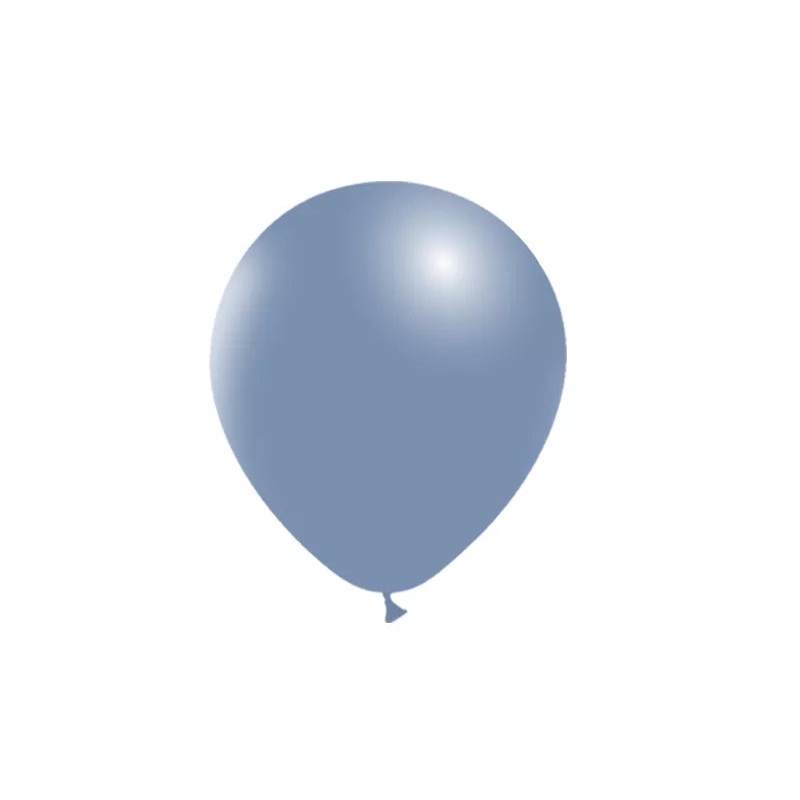 Vintage Blue 5 Latex Balloons (100 count)