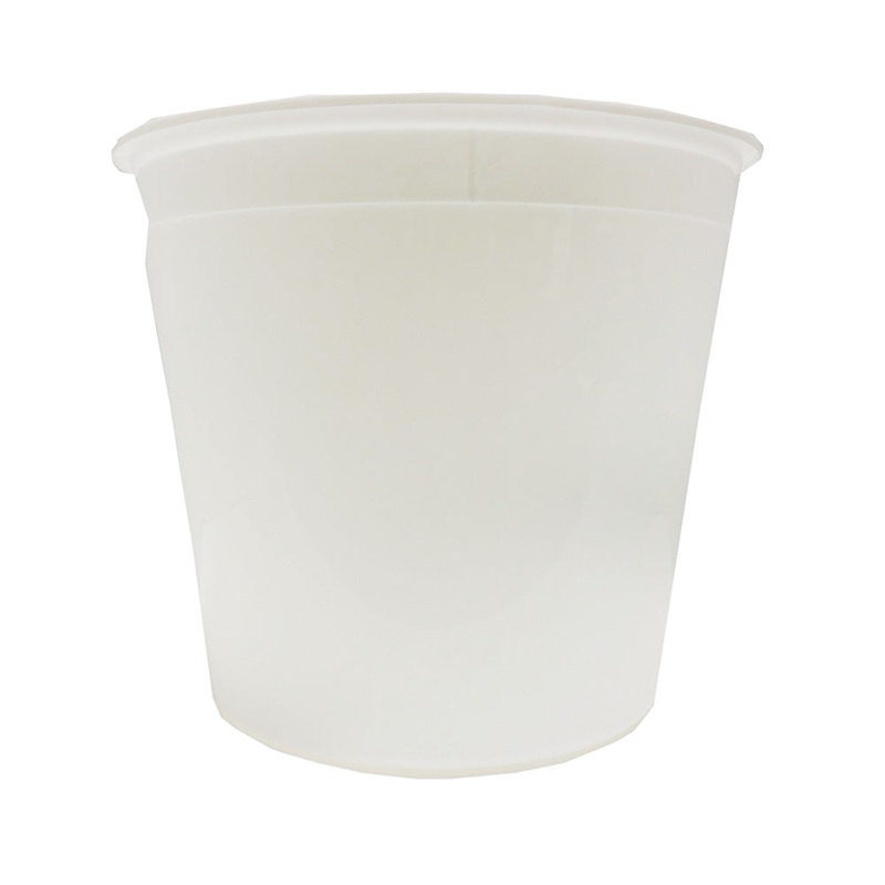 White Plastic Containers & Lids 5 lb
