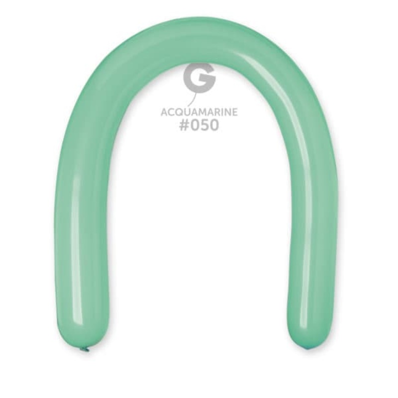 Aquamarine 350 Latex Balloons (50 count)