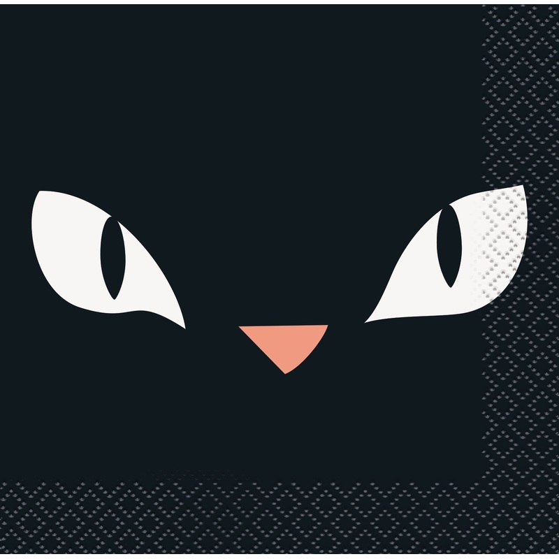 Spooky Spirits Cats Eye Beverage Napkins | 16 ct