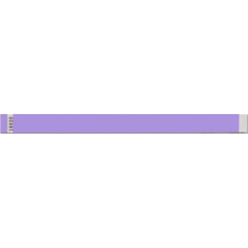 3/4" Tyvek Wristband - Lavender (500 count)