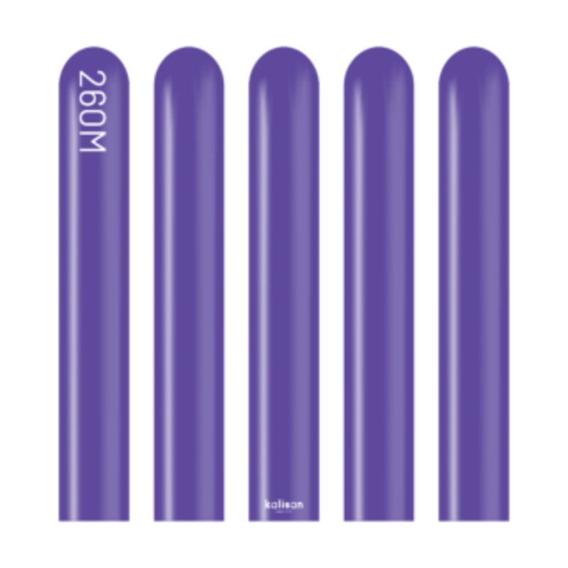 Violet 260 Latex Balloons (100 count)