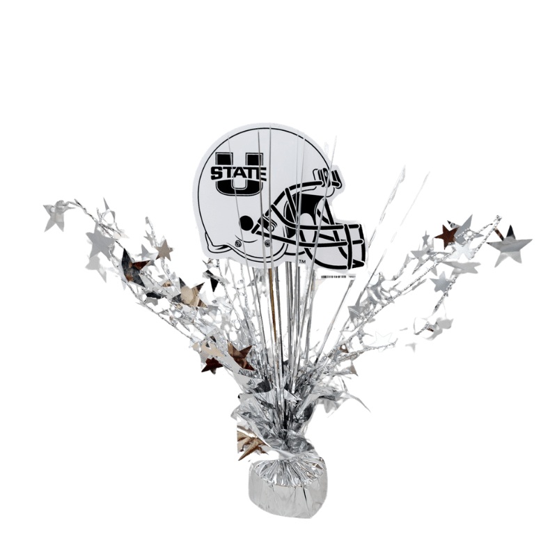 USU Football Helmet Centerpiece Spray 14" | 1 ct