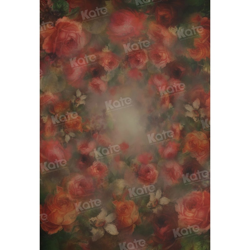 Kate Abstract Floral Fine Art Backdrop for Photography 5x7ft(1.5x2.2m) Microfiber (Printed)