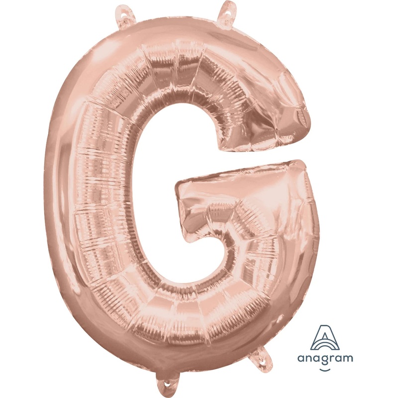 Rose Gold G Letter 3745801 - 16 in