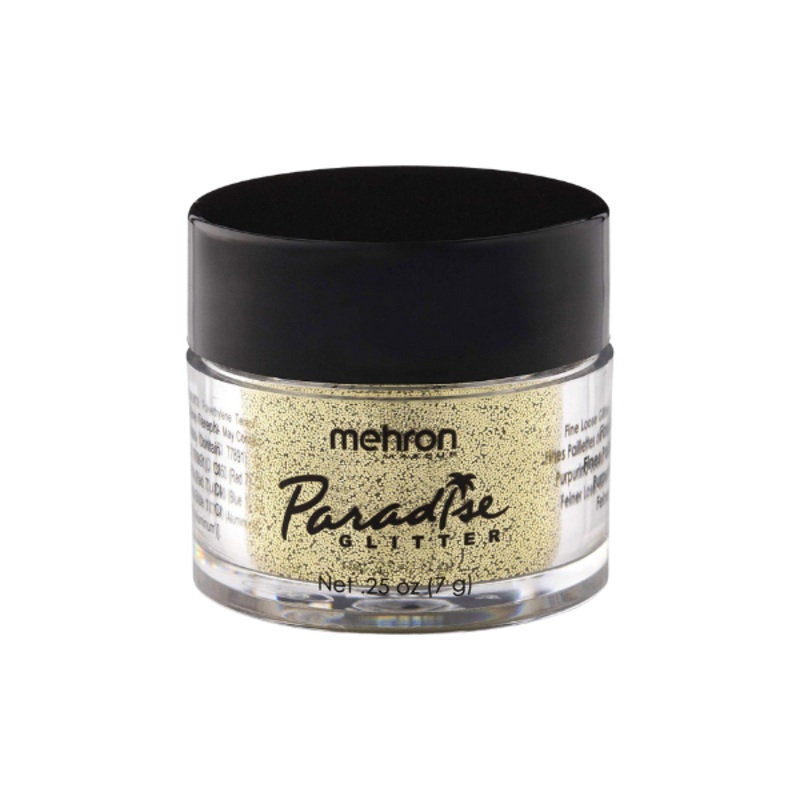 .25 oz (7gm) Mehron Paradise Body glitter | 1 Piece Gold
