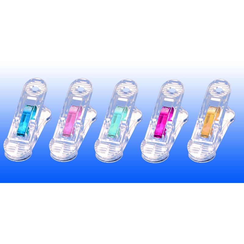 8 Gram Clip-N-Weight Clear and Pastel (100 count)