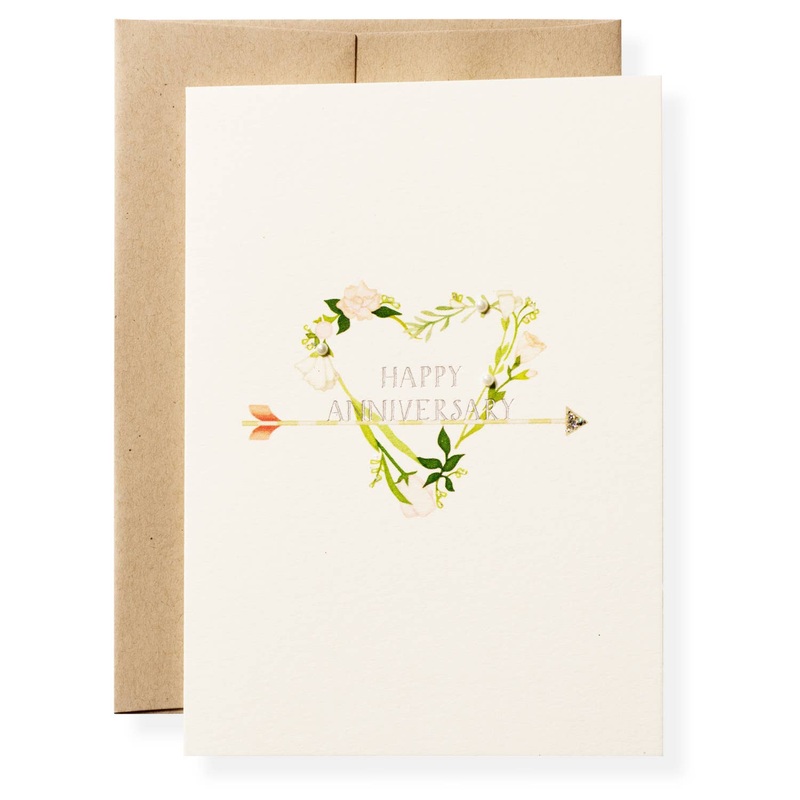 Anniversary Heart Greeting Card