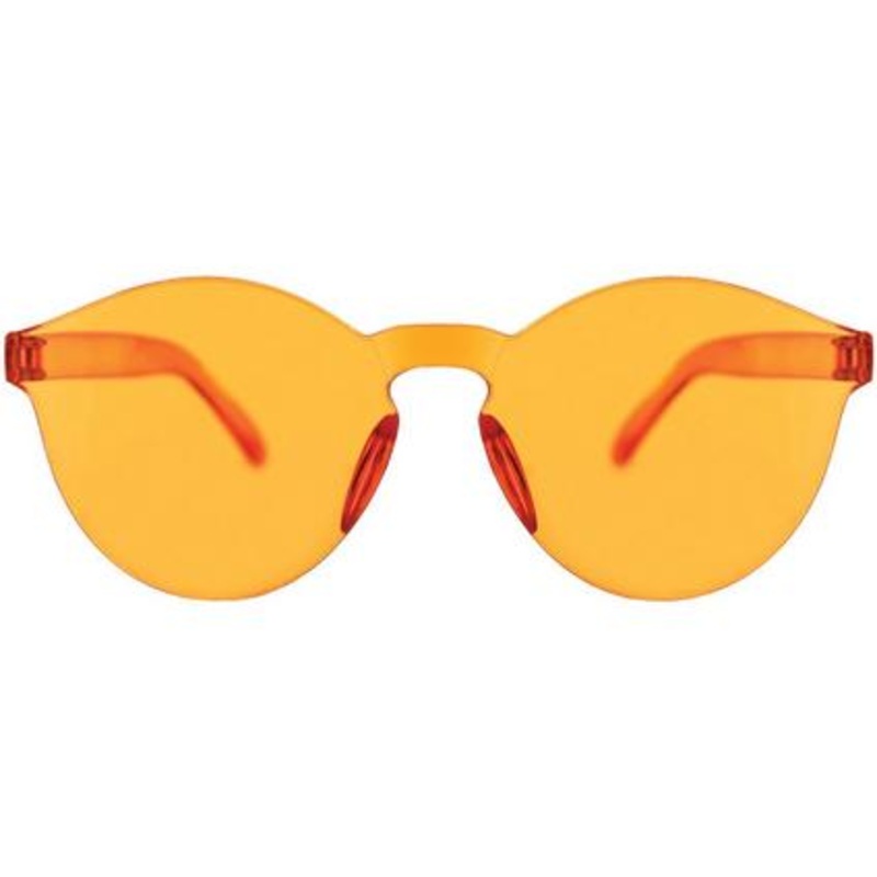 Frameless Orange Glasses | 1 pr
