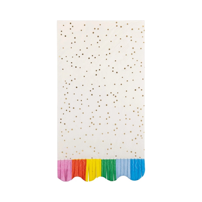 Confetti Fringe Dinner Napkins