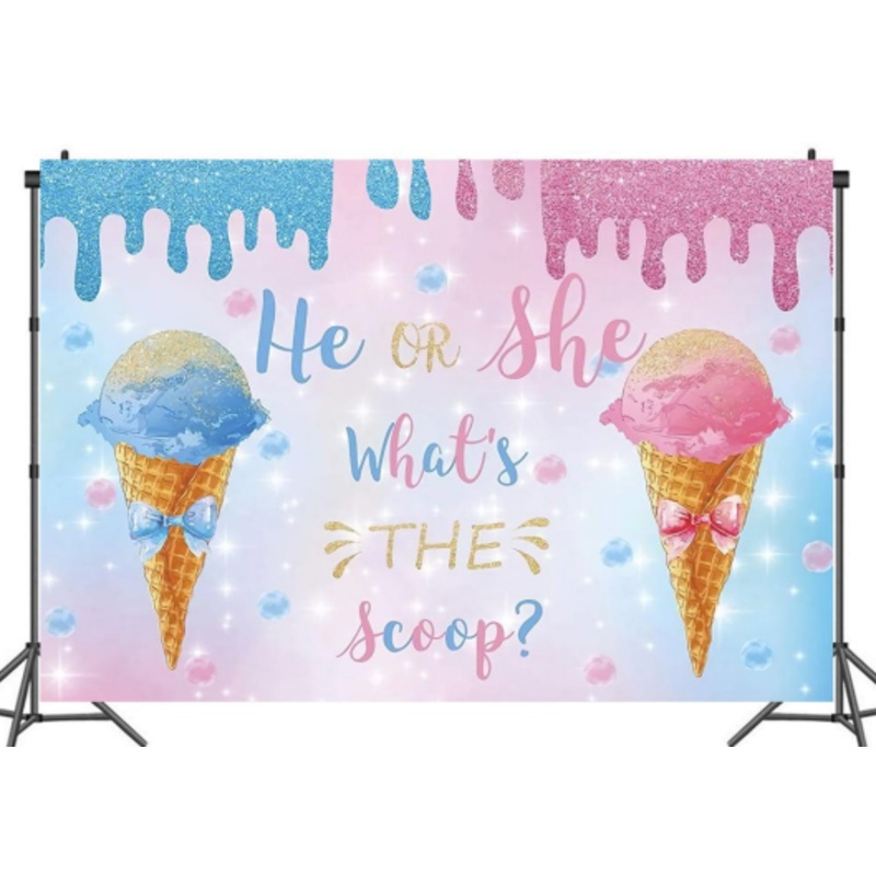 What's "THE" Scoop 5x7 Backdrop