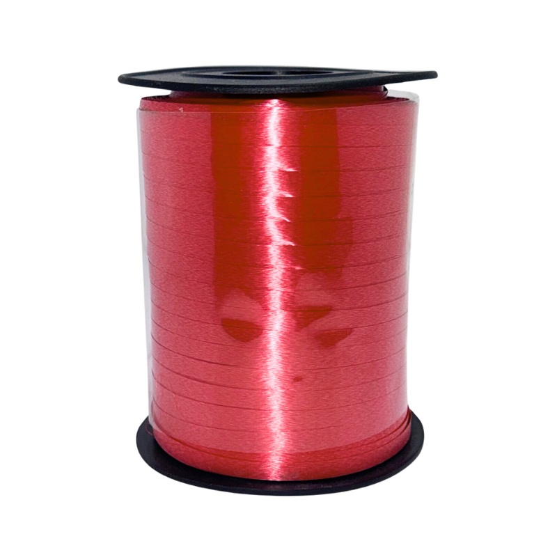 3/16" Uncrimped Curling Ribbon - 3/16" Wide x 500 Yards Long | 1 Spool Pink