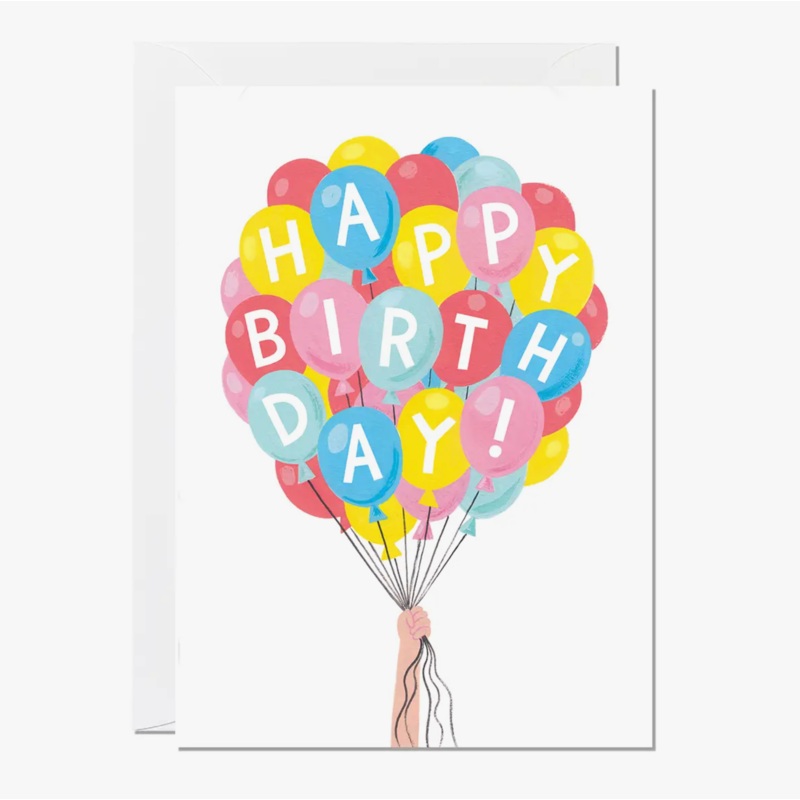 Balloon Bunch Birthday Card