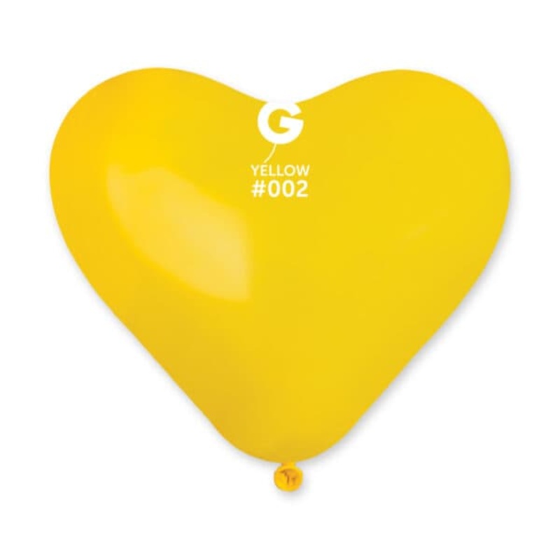 Yellow #02 10 Latex Balloons (50 count)