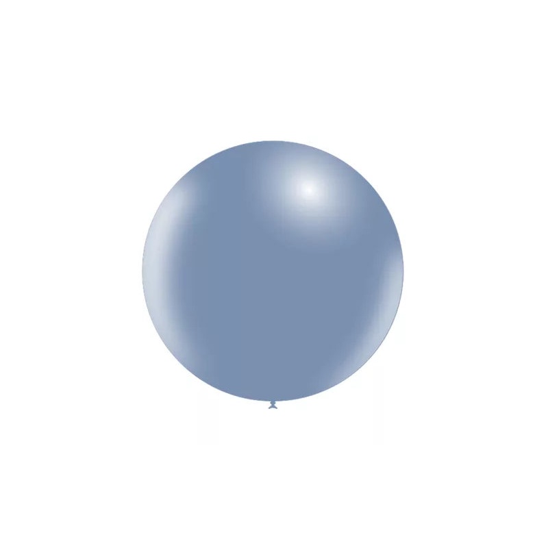 Vintage Blue 23 Latex Balloons (5 count)