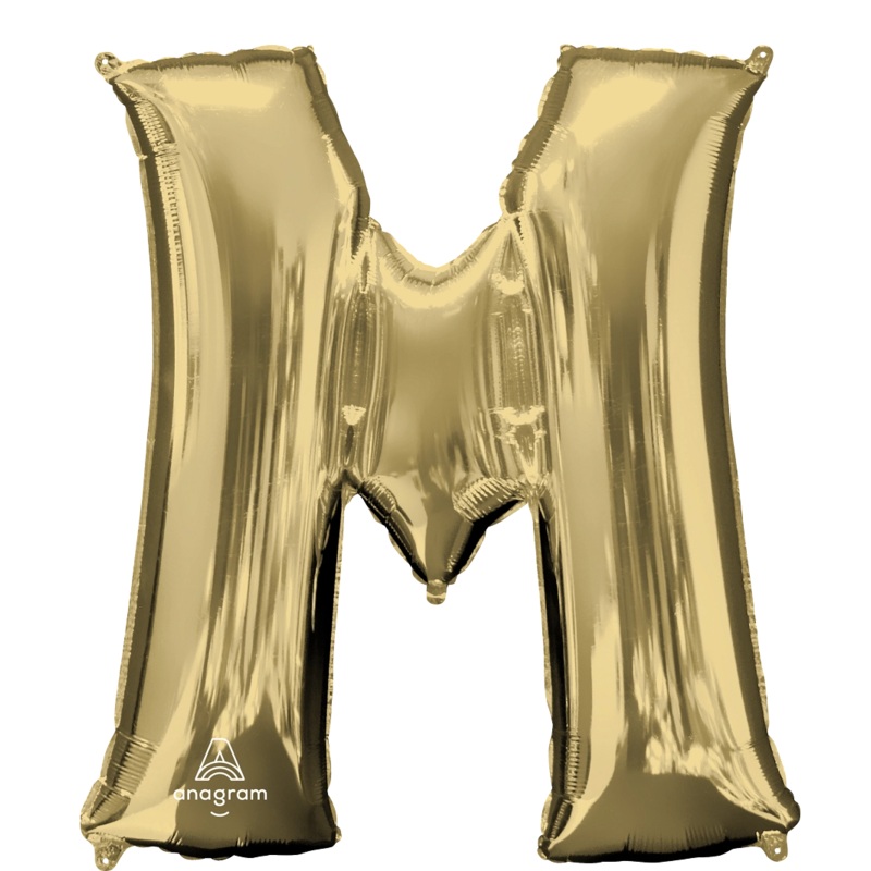 White Gold M Giant Letter 4459501 - 34 in