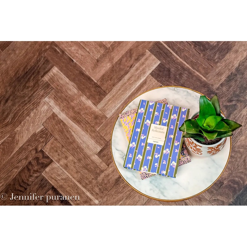 Kate Brown Herringbone Floor Backdrop Designed by Kate Image Microfiber (Printed) 7x5ft(2.2x1.5m)