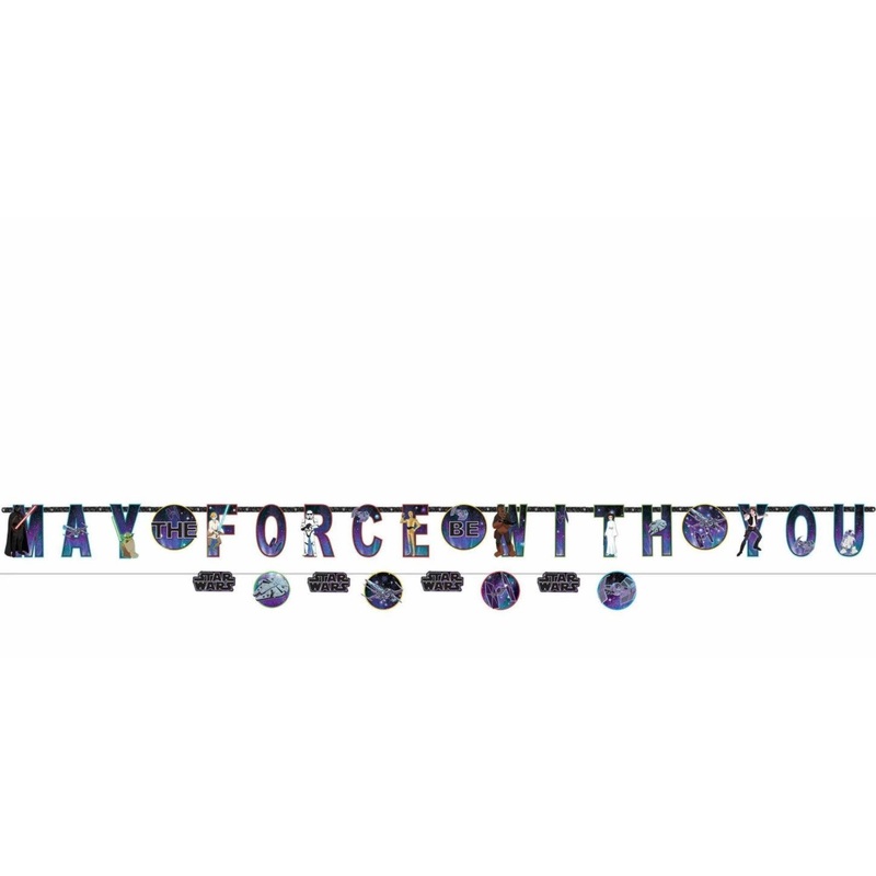 Star Wars Galaxy of Adventures Jumbo Letter Banner Kit | 1ct