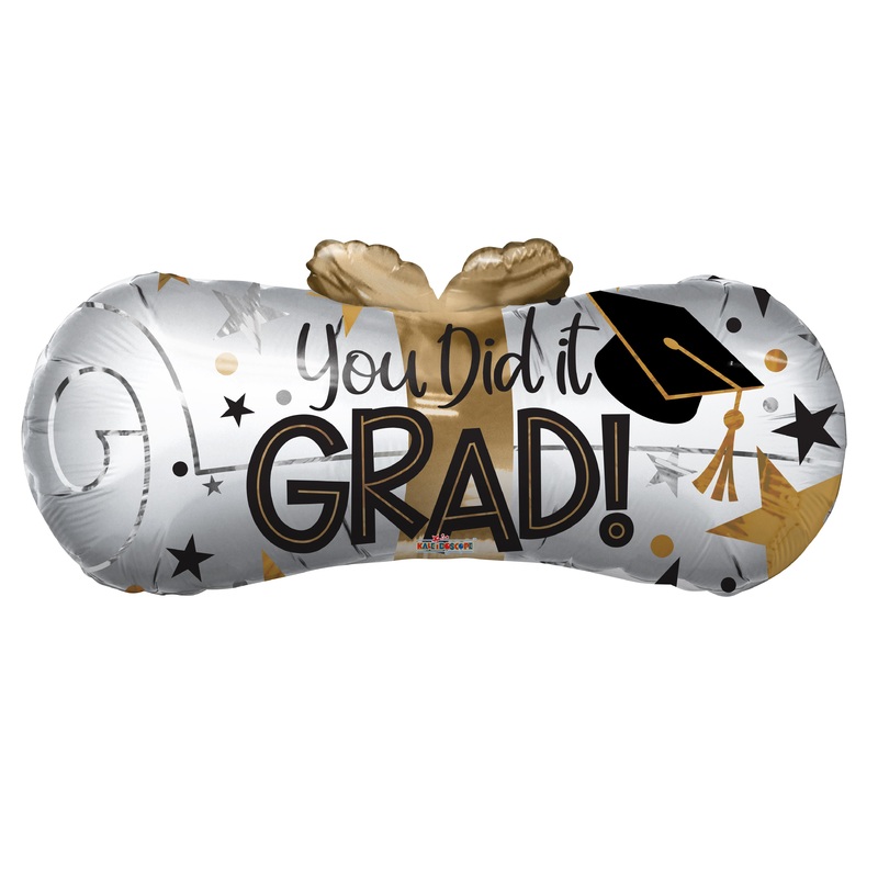 You Did It Grad Diploma 18 Balloon