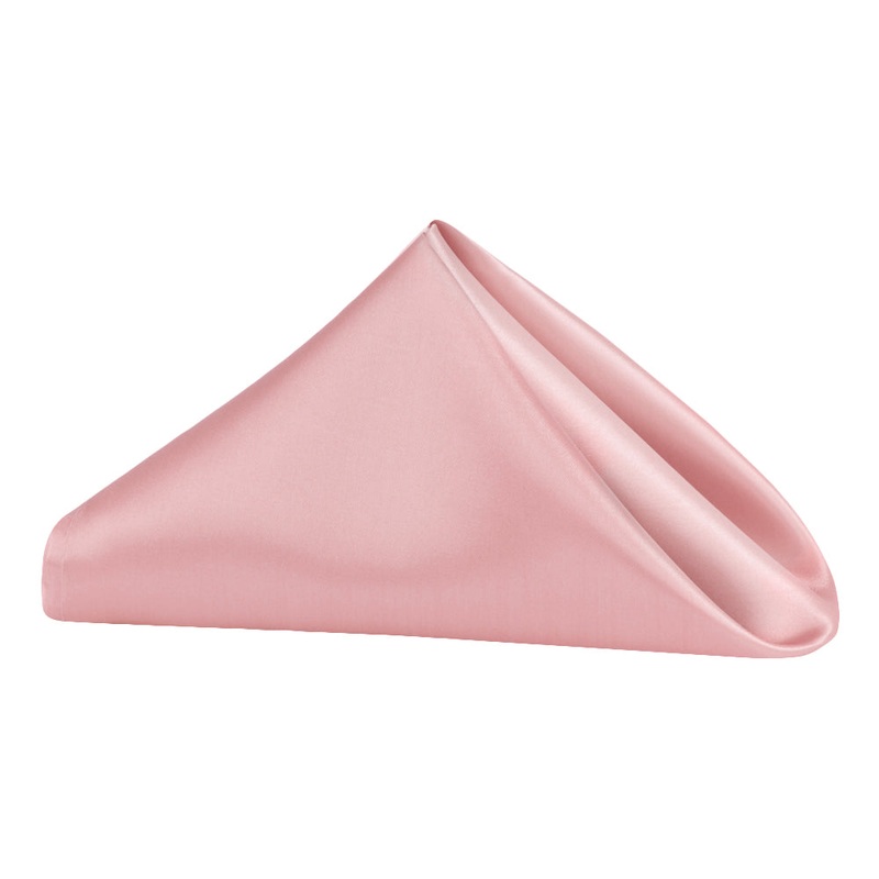 Satin Napkin 20"x20" - Dusty Rose/Mauve